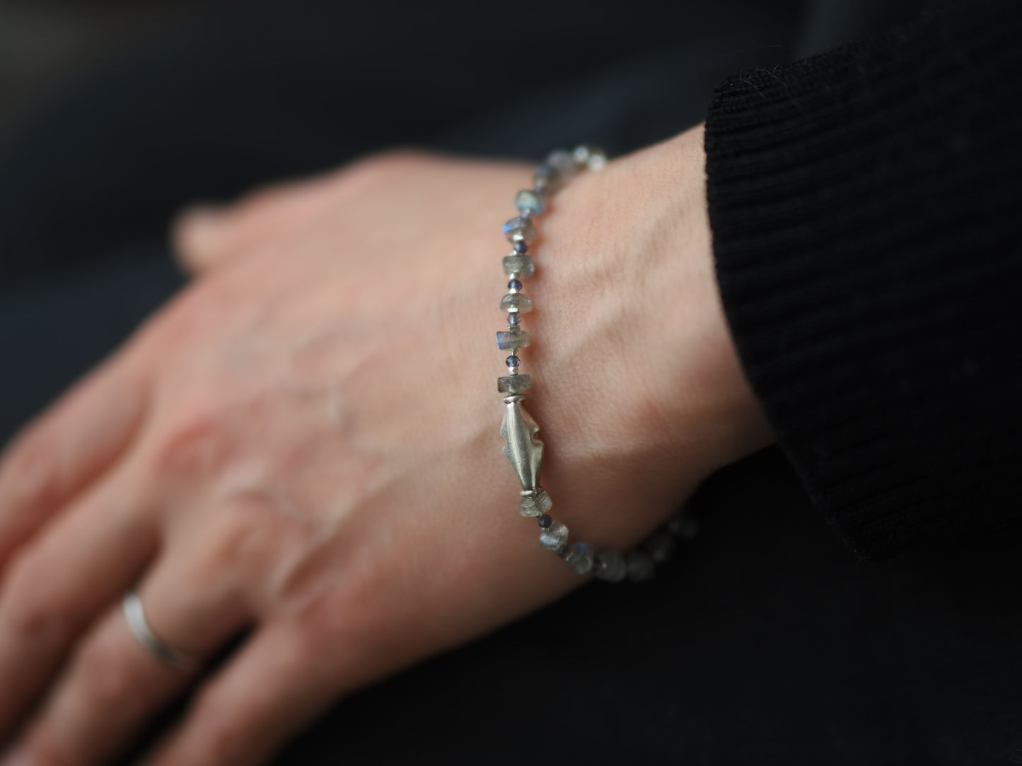 -India silver- "labradorite・iolite・silver"