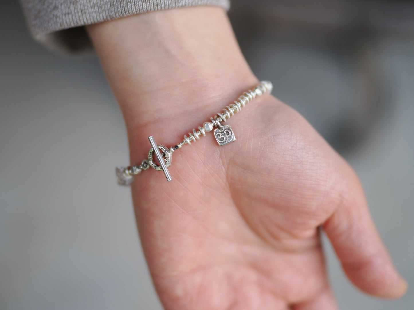 -Herkimer diamond- silver