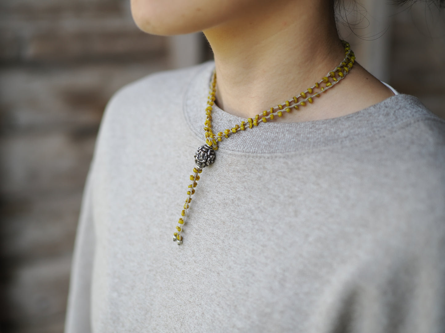 -Ganesha- 'Bonda beads' braid