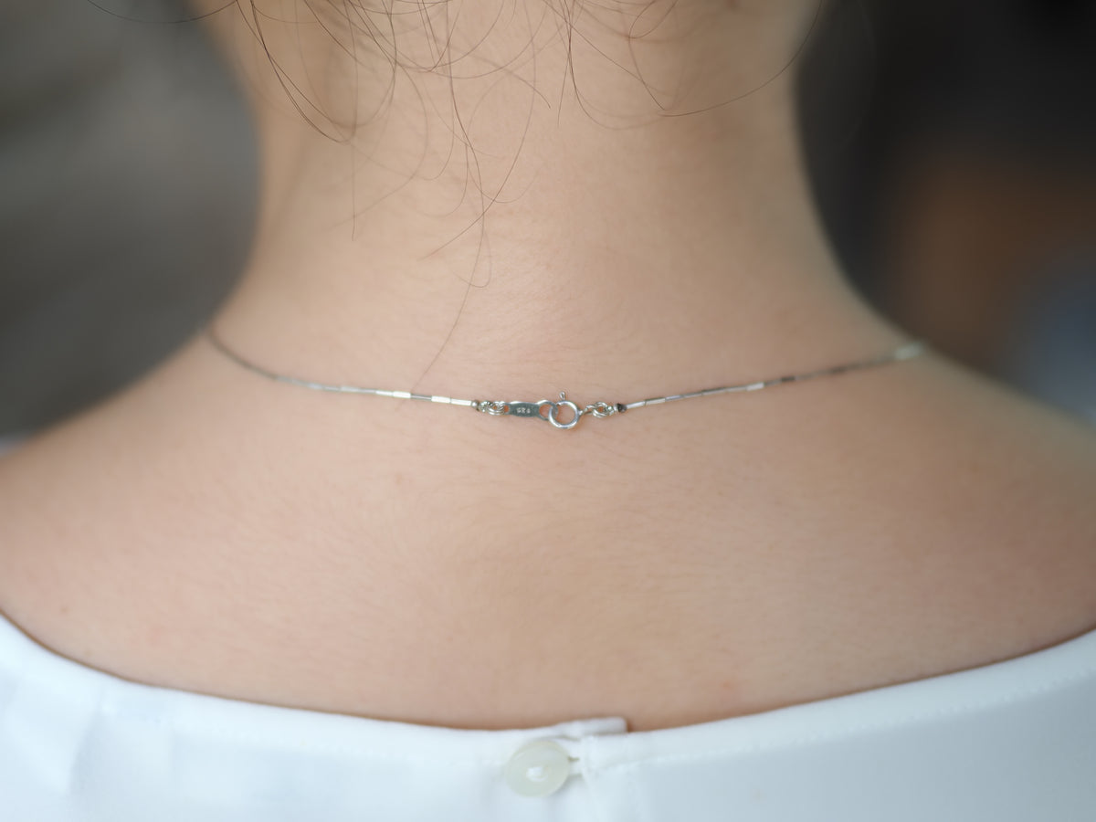 -Emelard- silver pendant