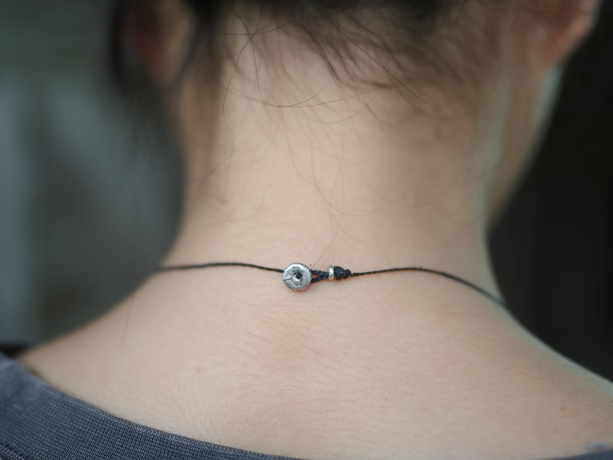 -Afgan old garnet- code necklace