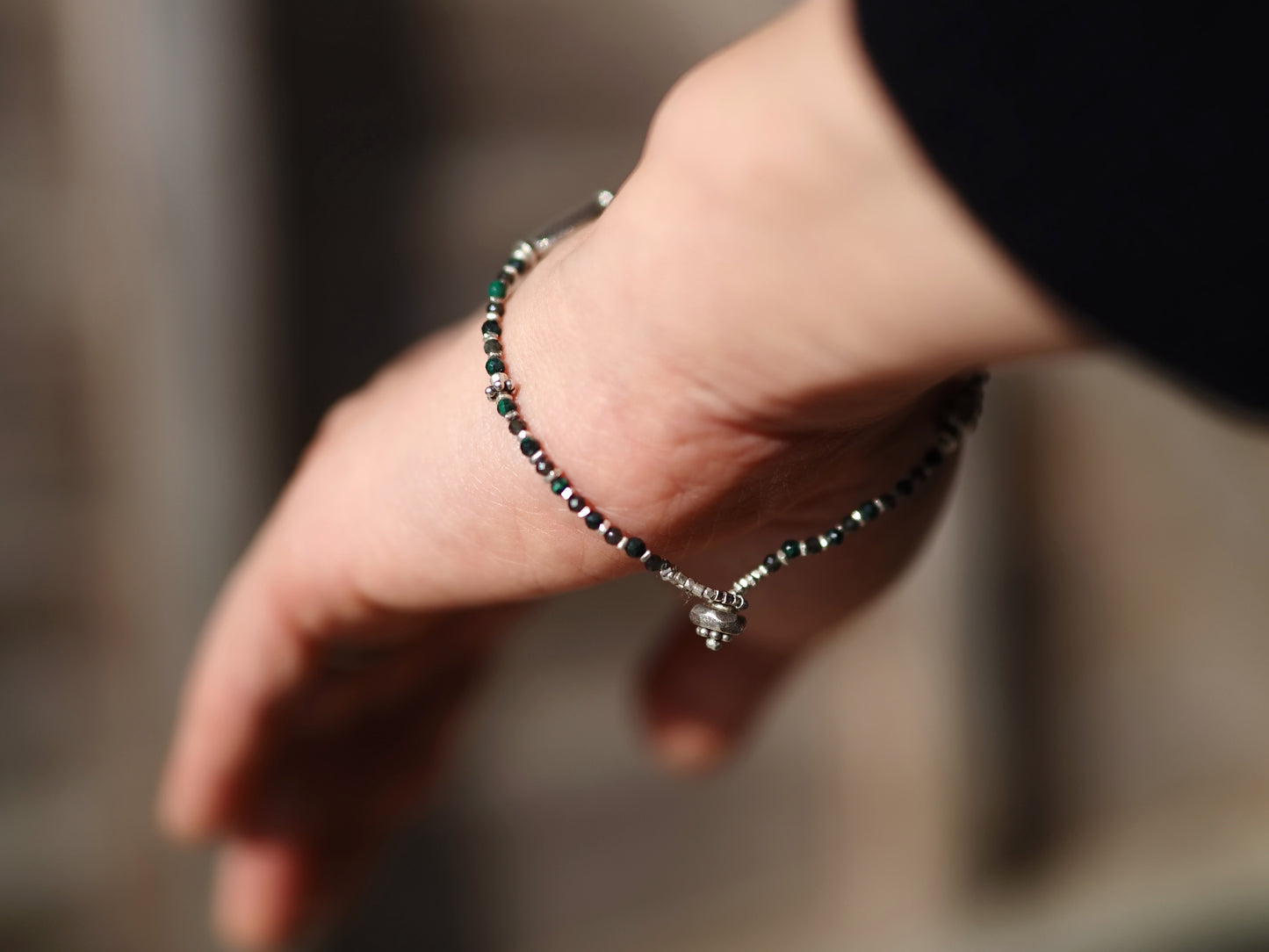 -Malachite・Cat's eye・Silver-