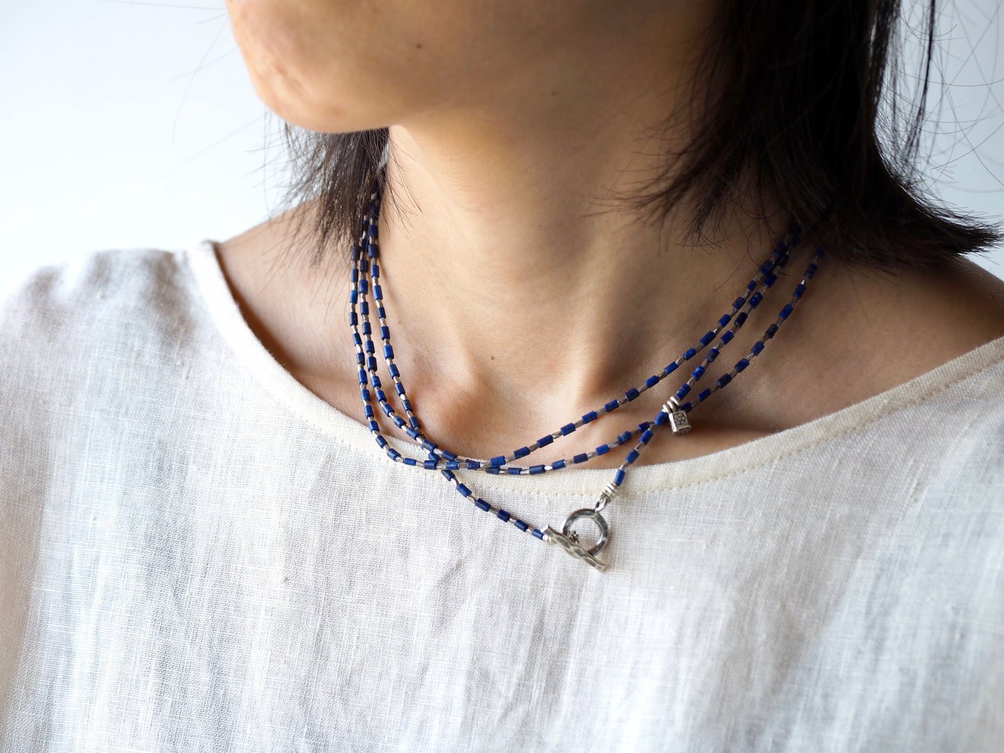 -lapis lazuli- rope_long necklace