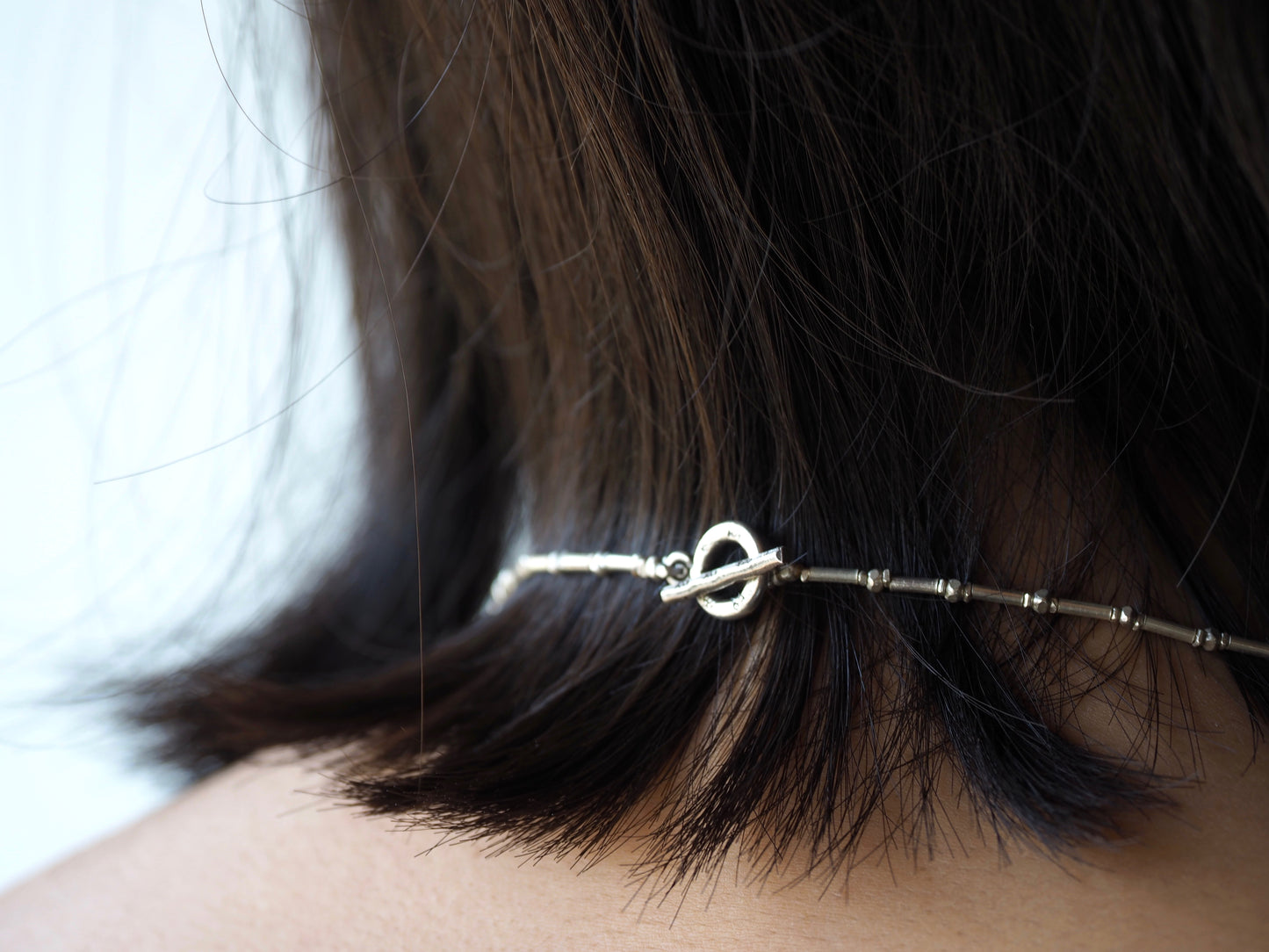 Silver -Bib- Necklace