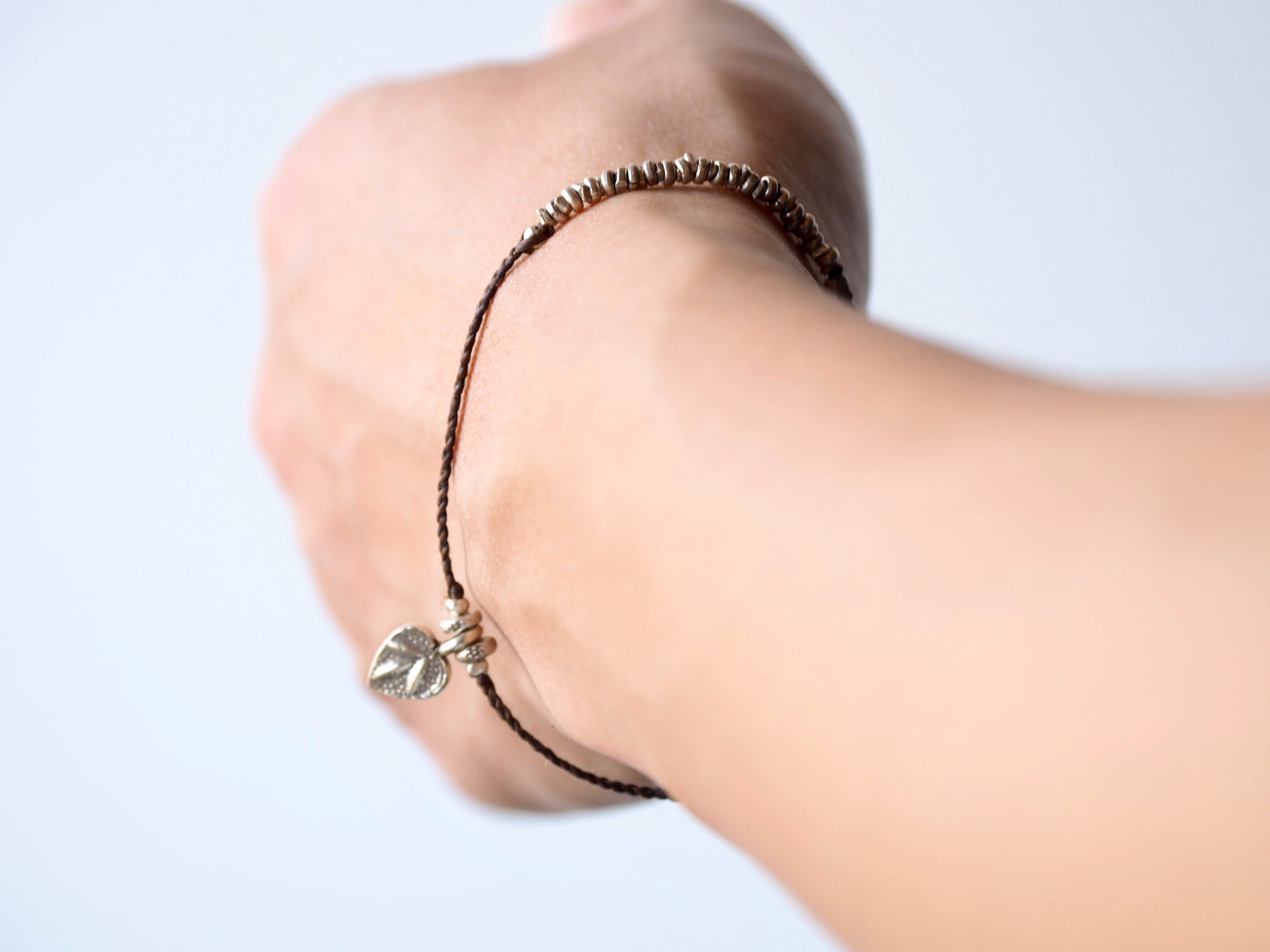 Karensilver wax_code bracelet