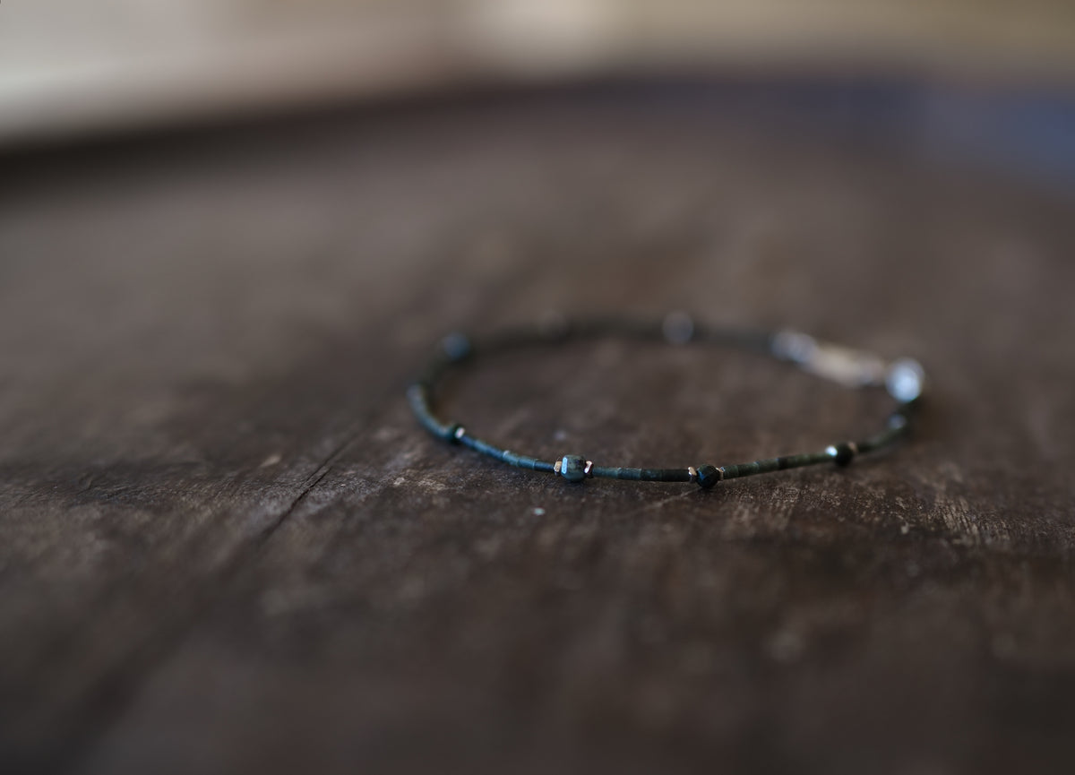 -emelard・malachite- jade bracelet