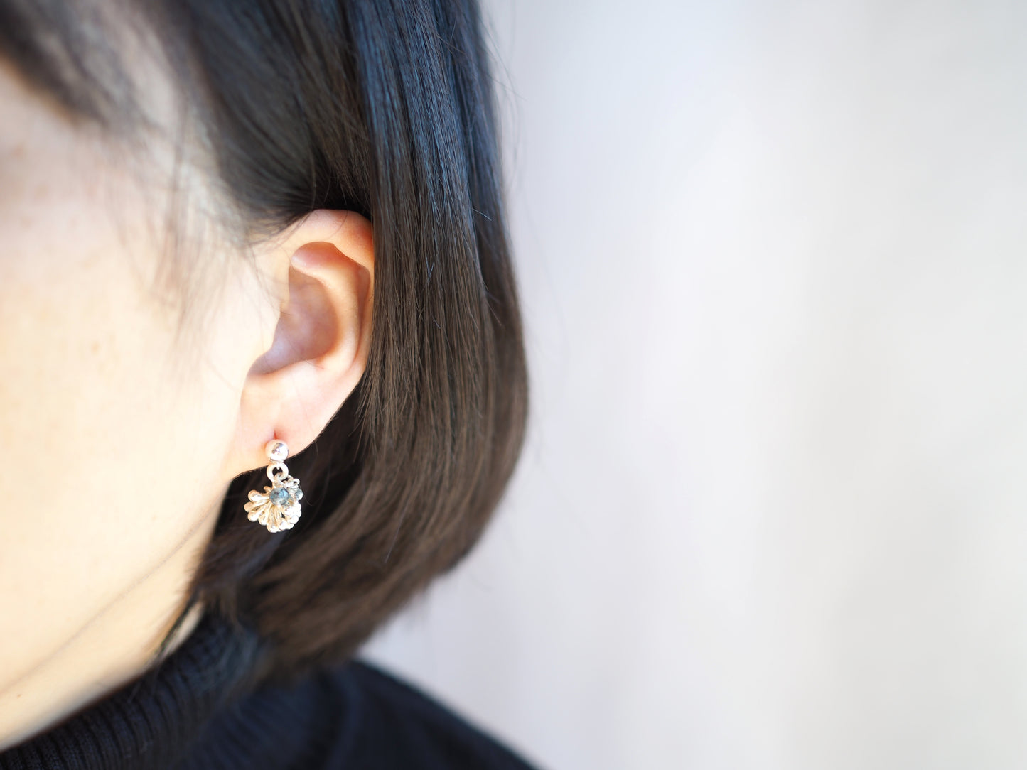 Silver x Kyanite Earrings