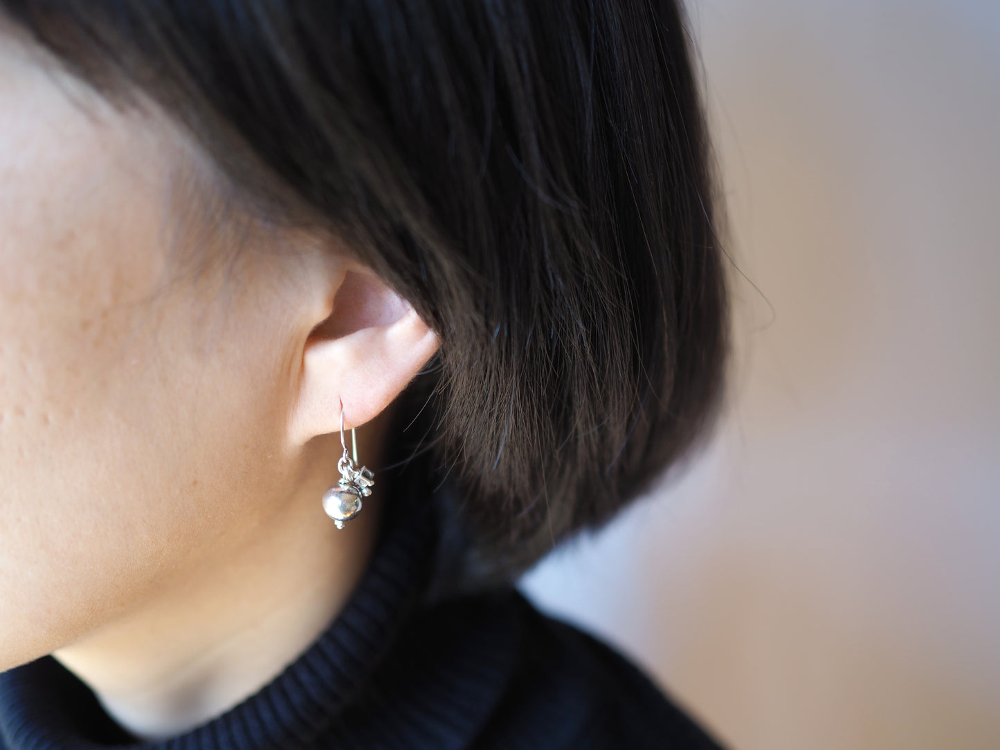 シルバーピアス "丸玉"