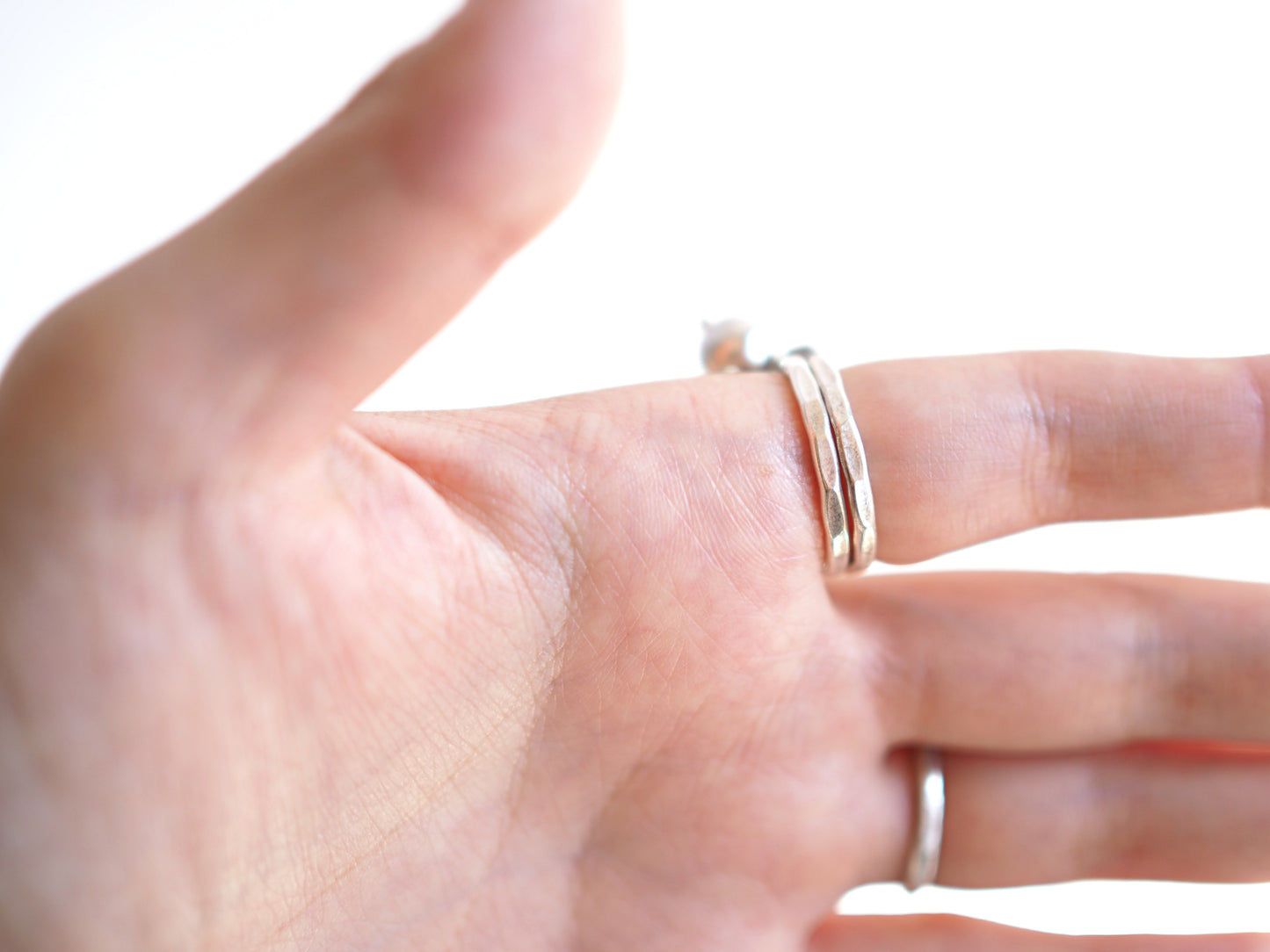 シルバーリング -大粒トップ-