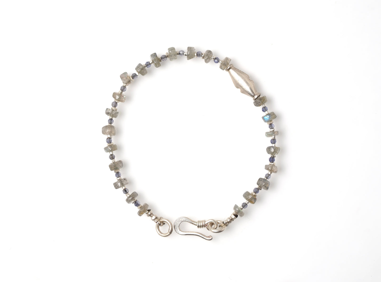 -India silver- "labradorite・iolite・silver"