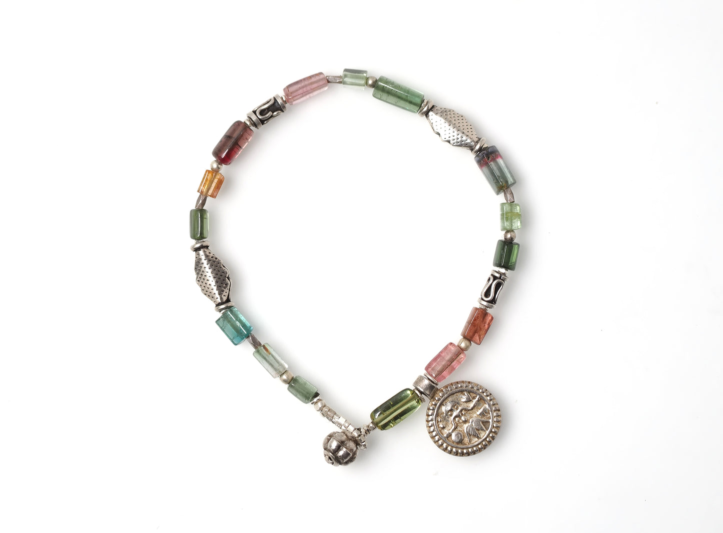 <Durga> Tourmaline & silver