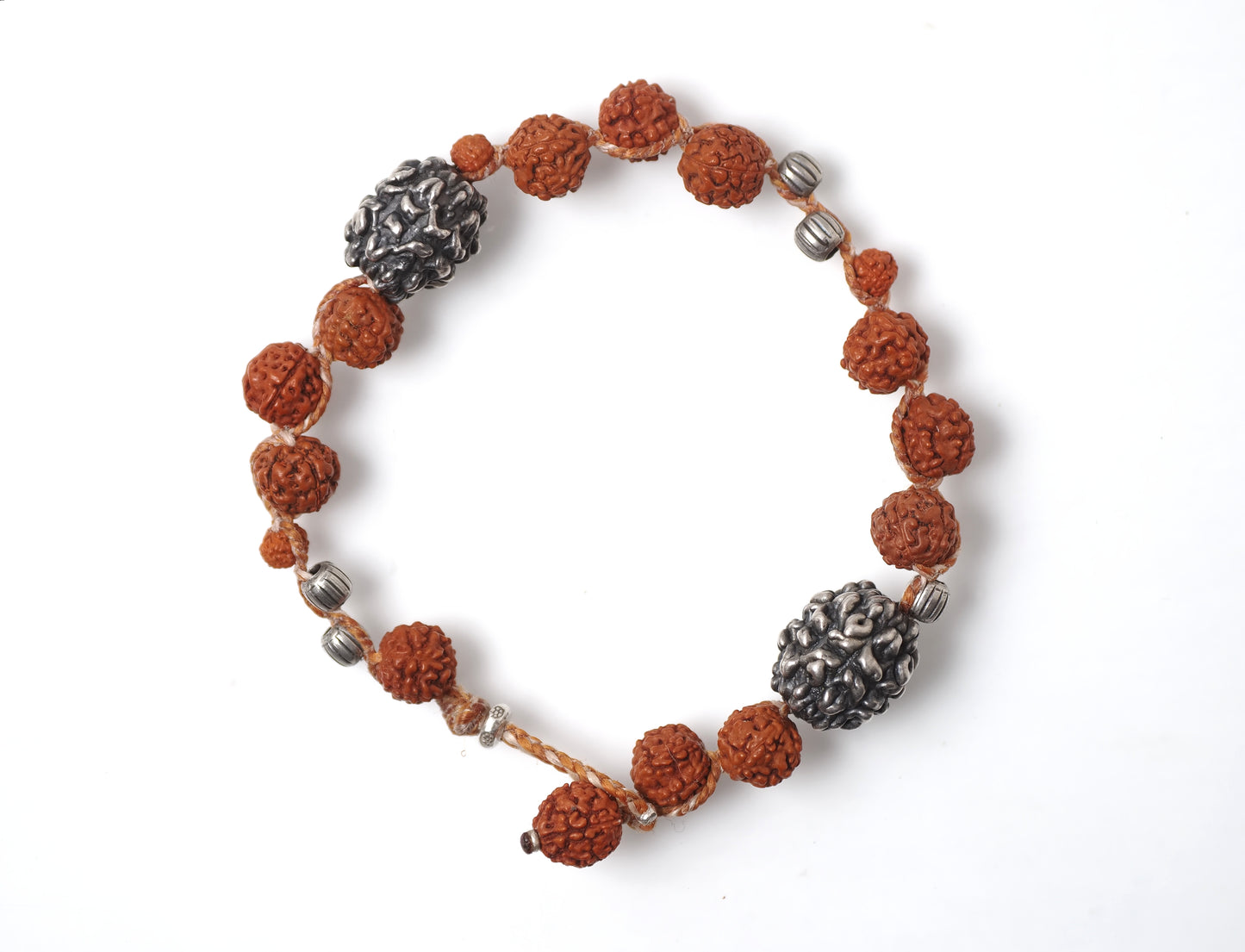 -Rudraksha・India silver- braid