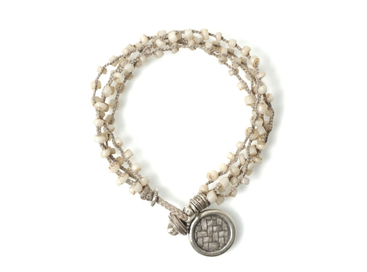 -Bonda beads- '4line' braid