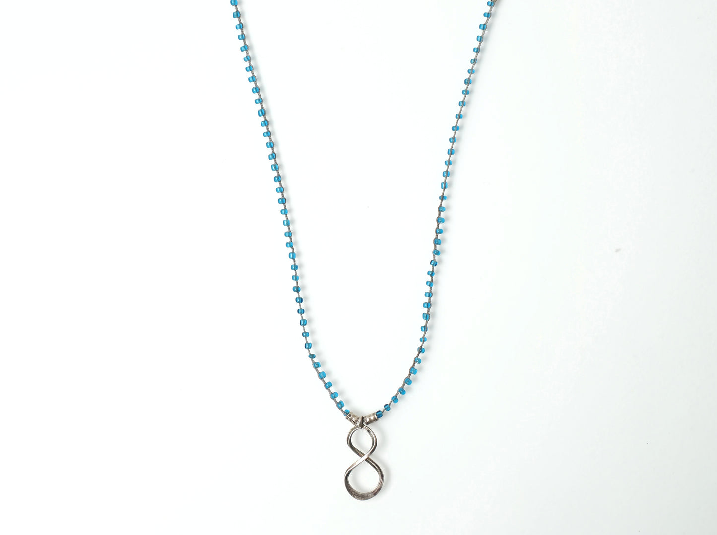 -Silver- 'Bonda beads' braid