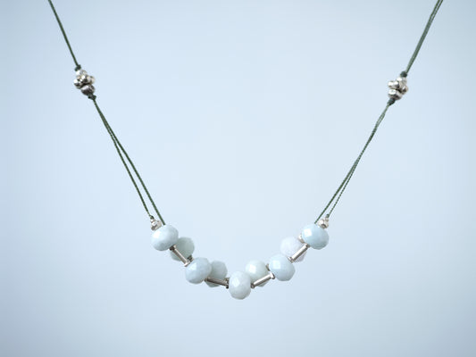 -Jade- double code necklace