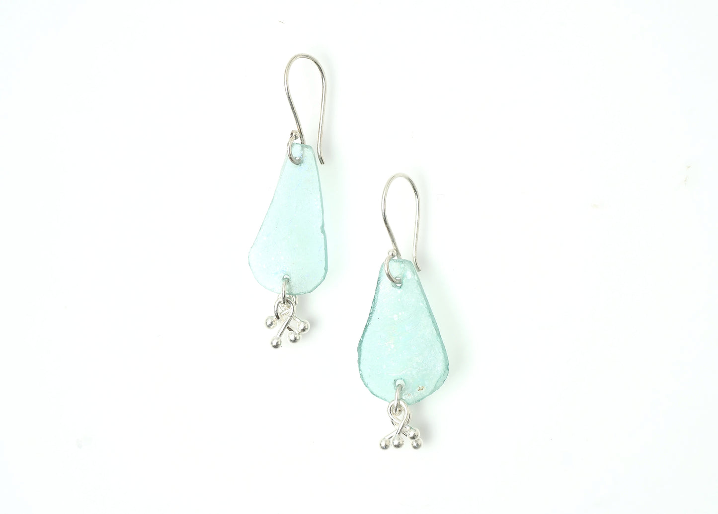 -Roman glass- hooks