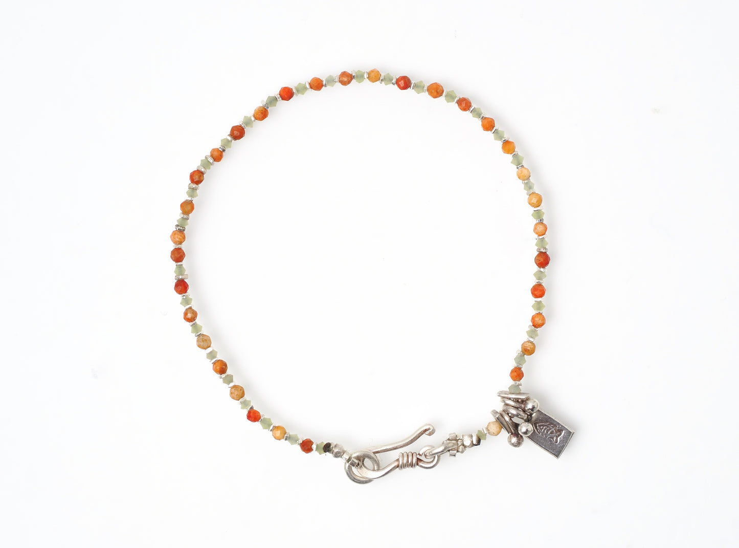 'sponge coral・jade・silver'
