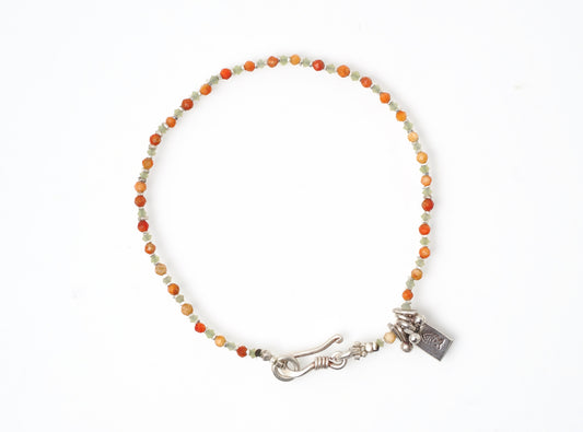 'sponge coral・jade・silver'