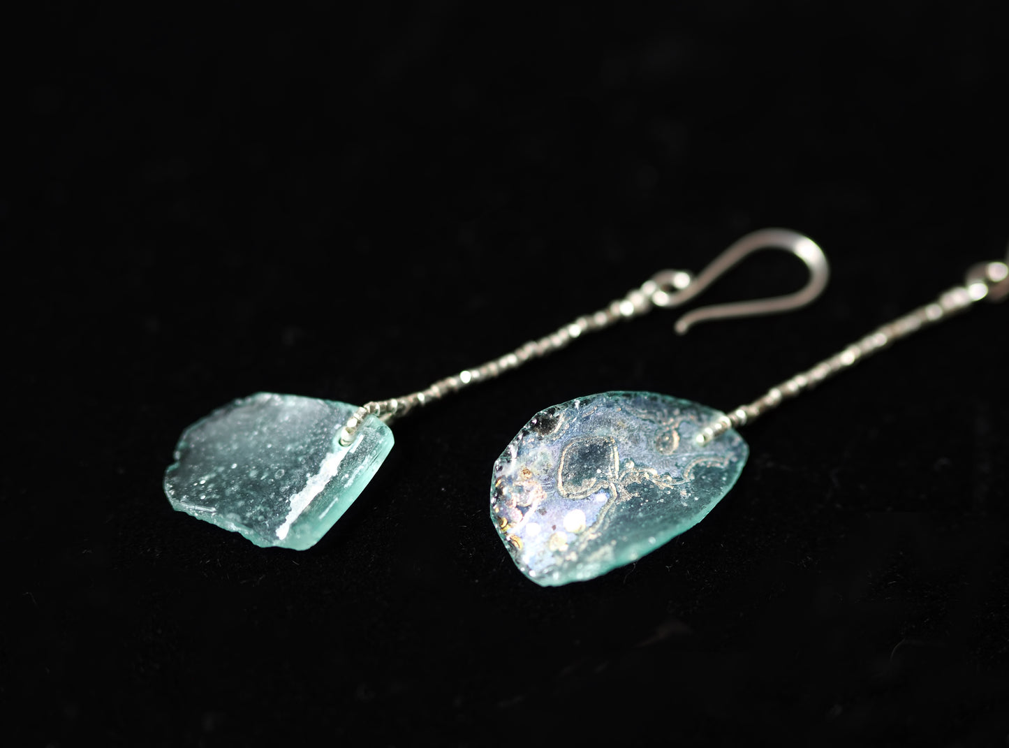 -Roman glass- long line, hooks