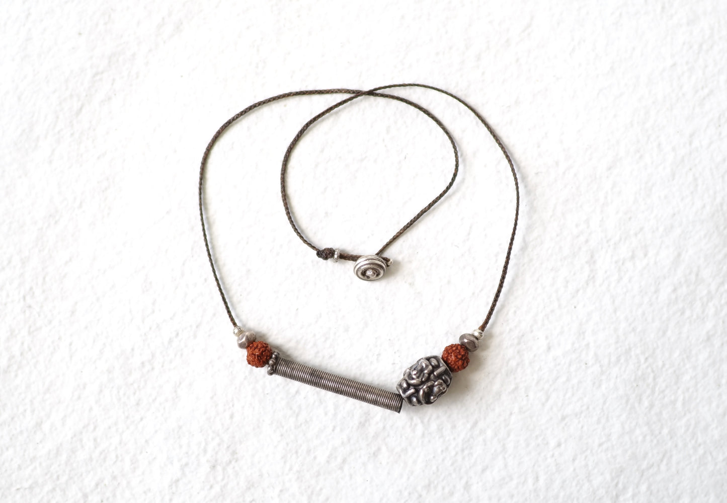 -"Ganesha" India old silver- code