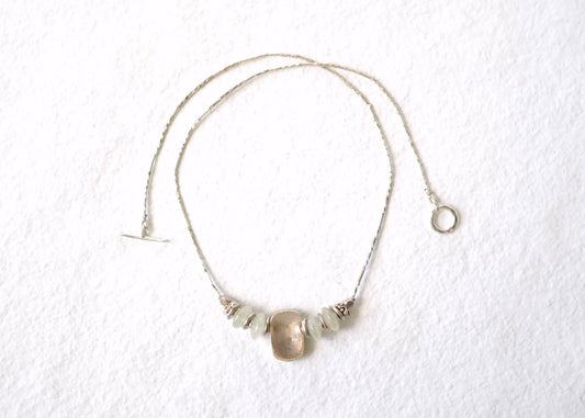 -Karensilver・Libyan grass- silver necklace