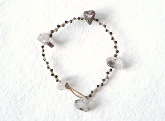 -Moss quartz- braid