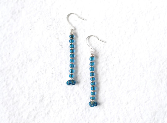 -Bonda beads'blue'- hooks