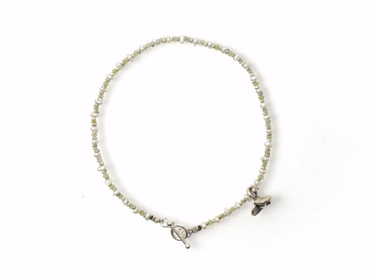 -pearl・jade- 'beads line' bracelet