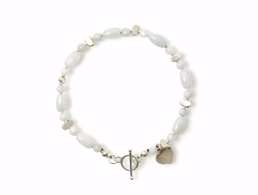 -Jade・silver- bracelet