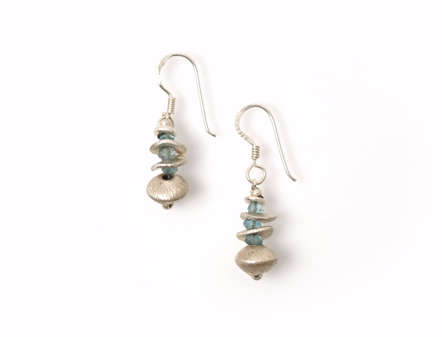 -Karensilver・Aquamarine- hooks