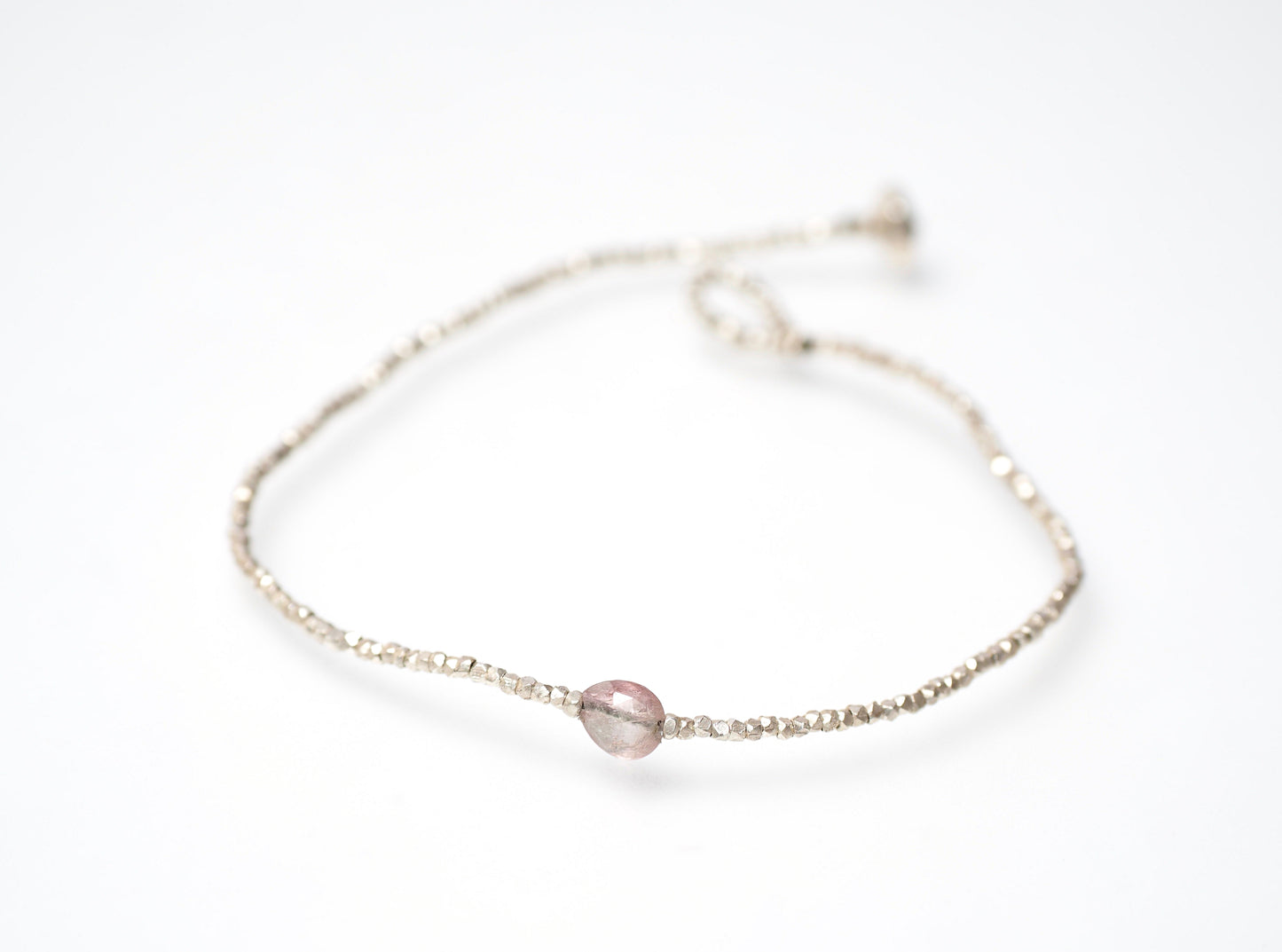 -Tormarline- silver bracelet