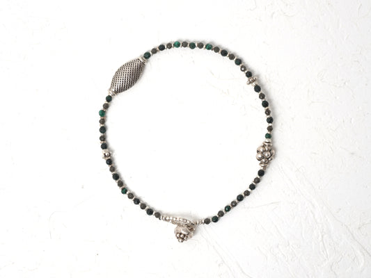 -Malachite・Cat's eye・Silver-