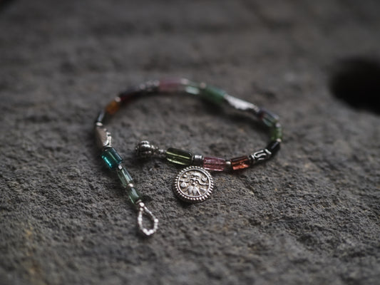<Durga> Tourmaline & silver