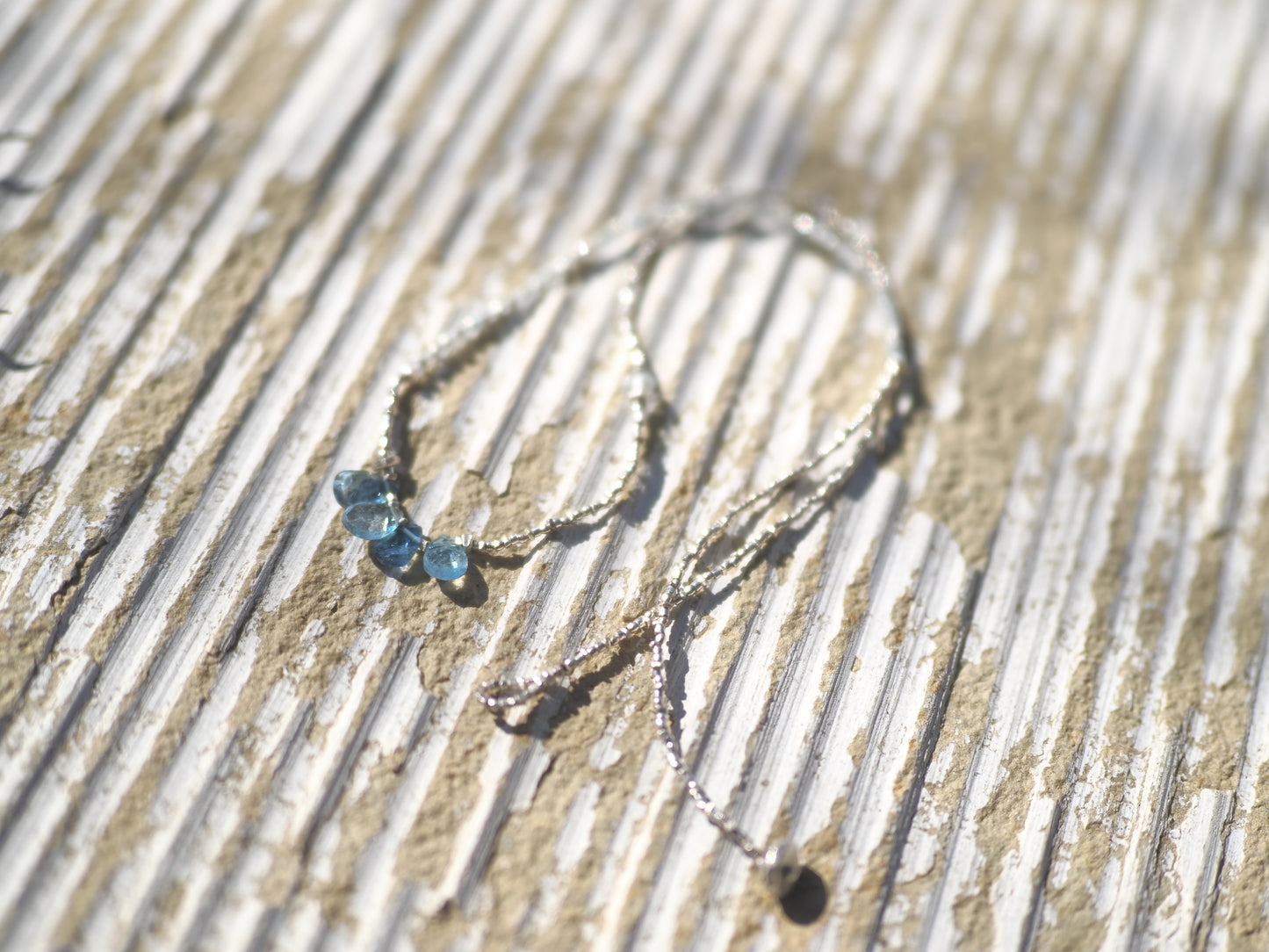 -'Santa Maria' Aquamarine- silver