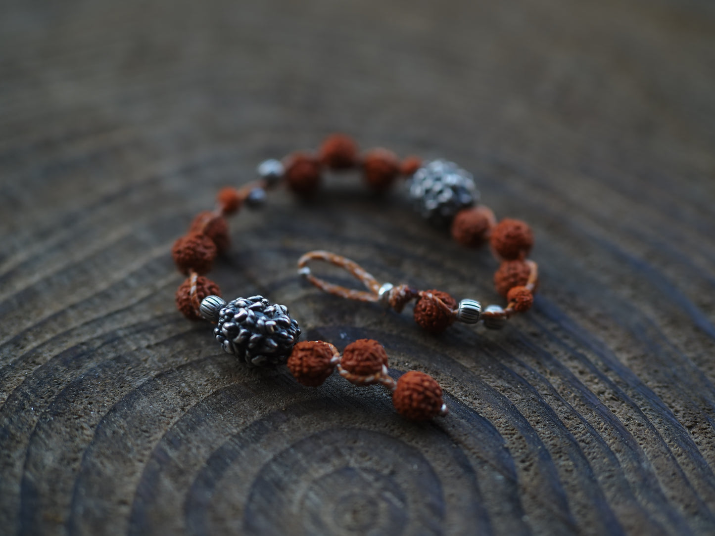 -Rudraksha・India silver- braid