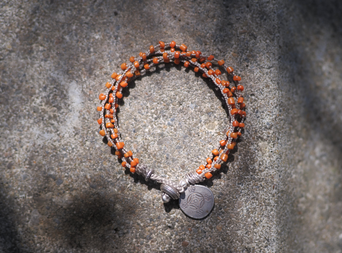 -Bonda beads- '4line' braid