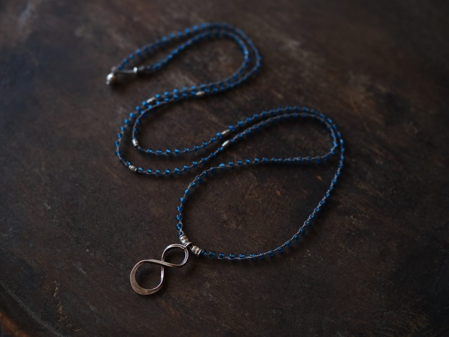-Silver- 'Bonda beads' braid