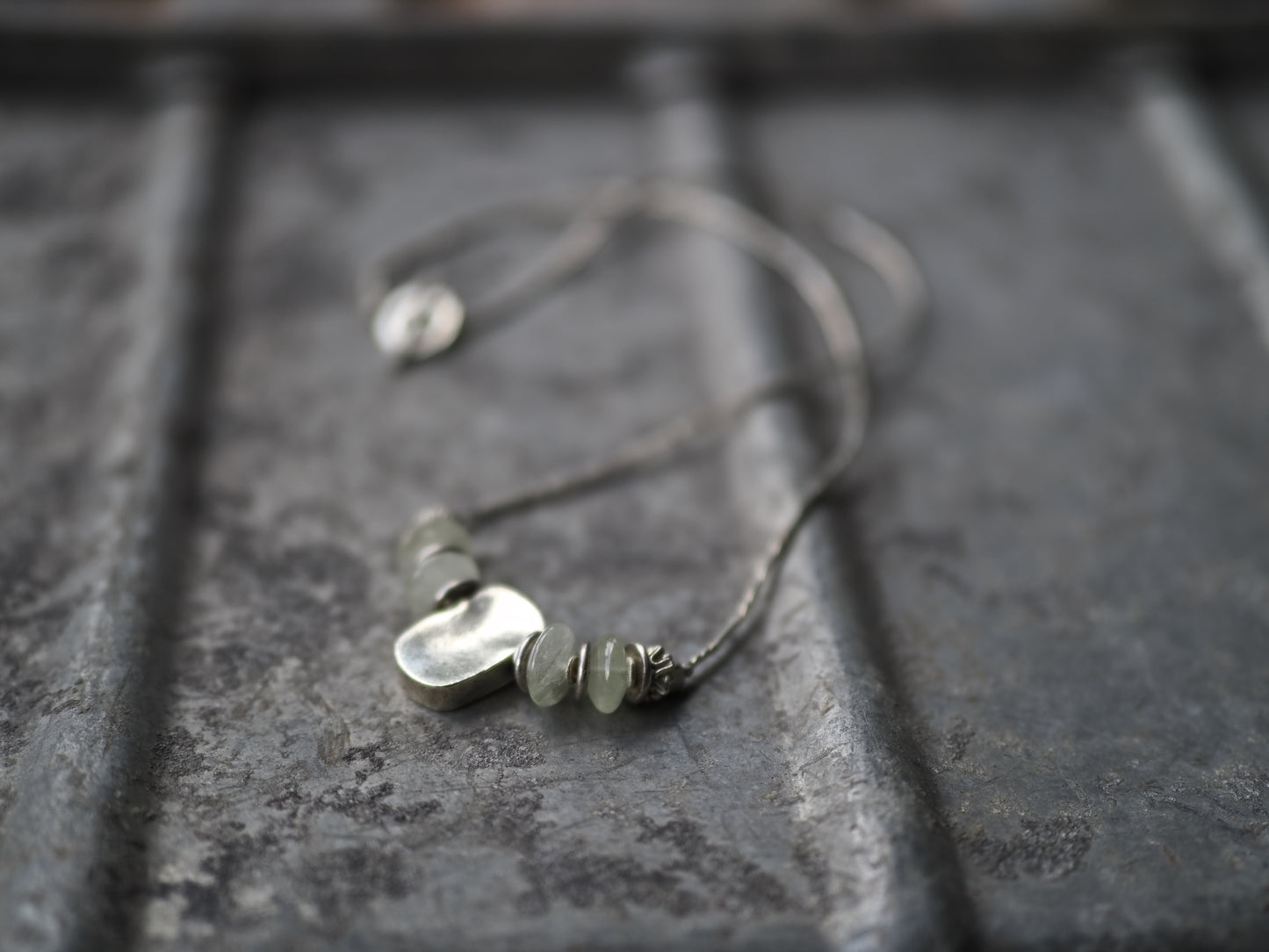 -Karensilver・Libyan grass- silver necklace