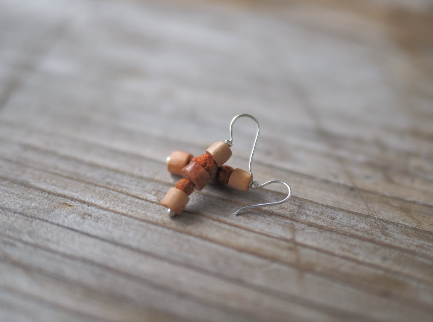 -Crey beads・Rudraksha-  hooks