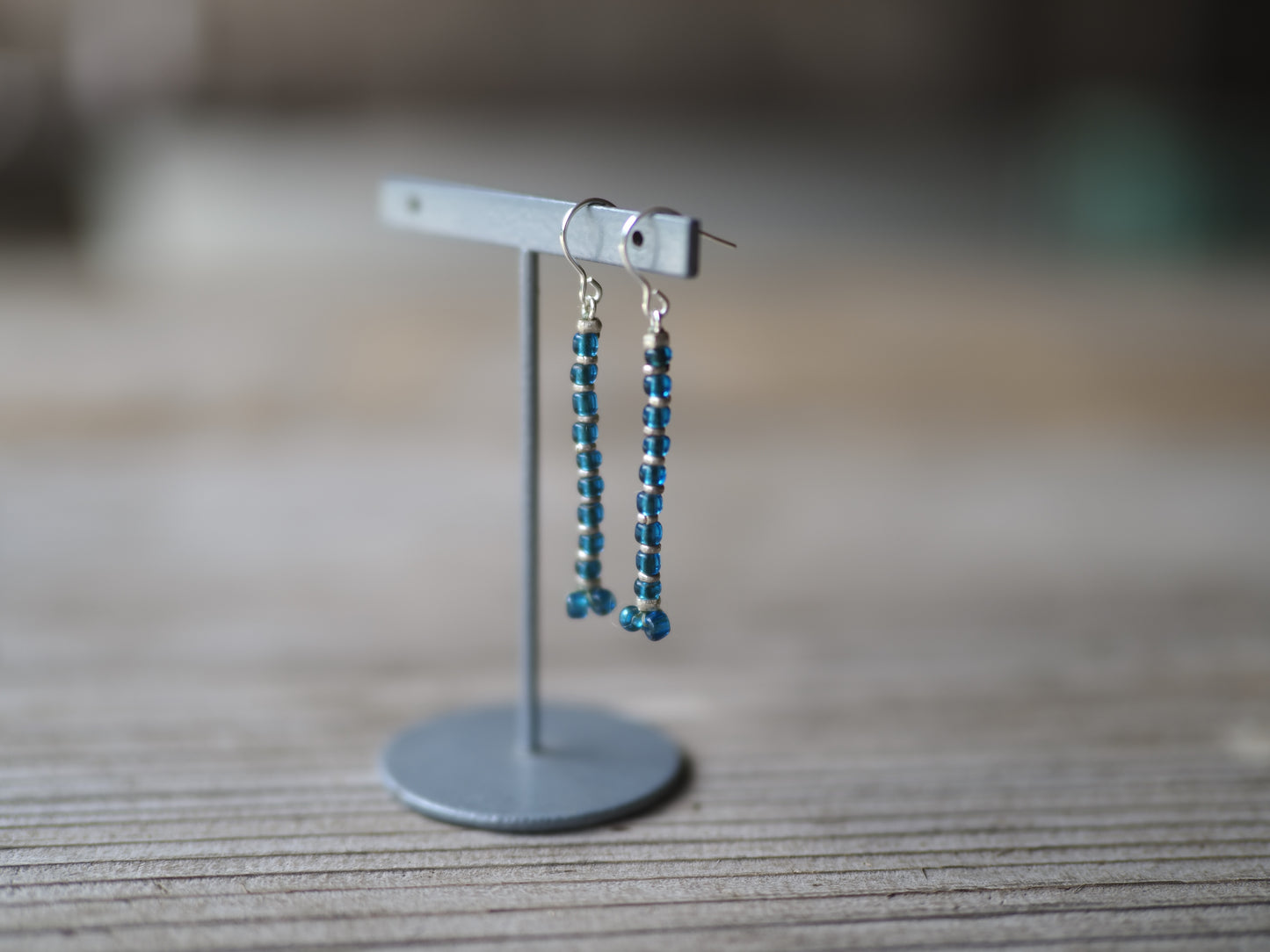 -Bonda beads'blue'- hooks