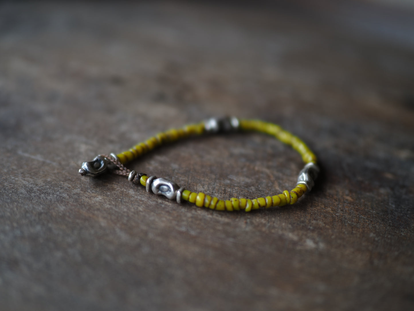 -Bonda beads 'yellow'- bracelet