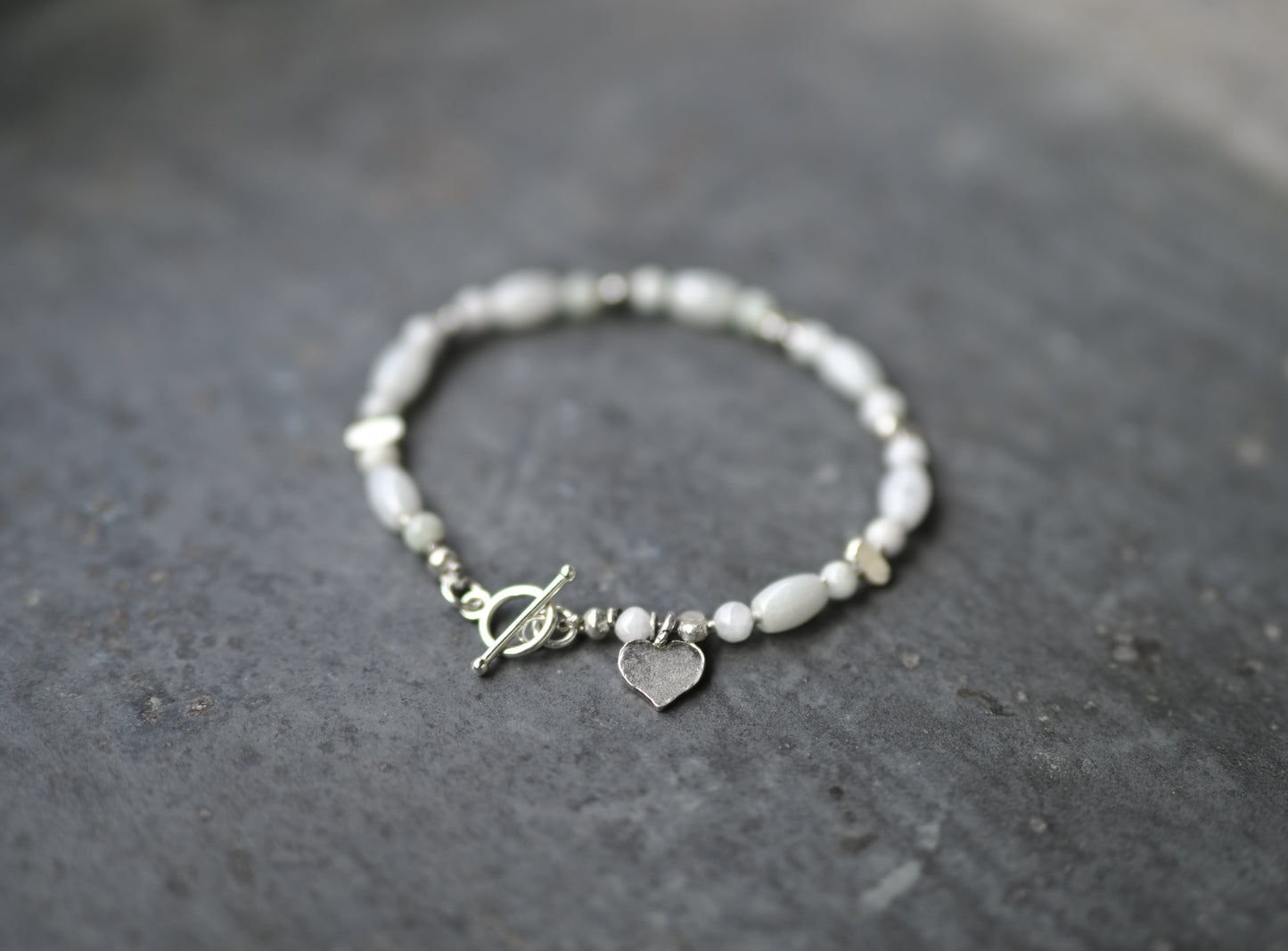 -Jade・silver- bracelet