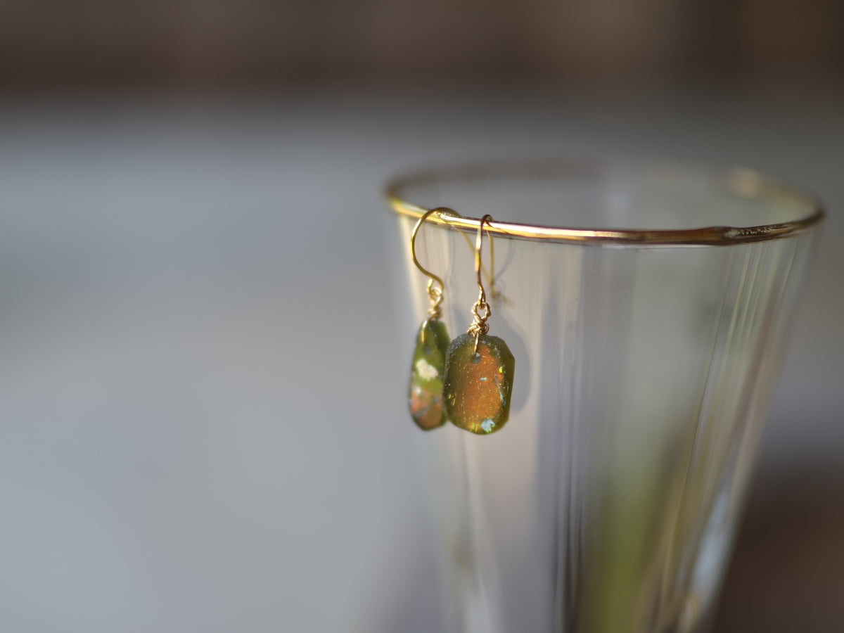 -Roman grass- gold hooks