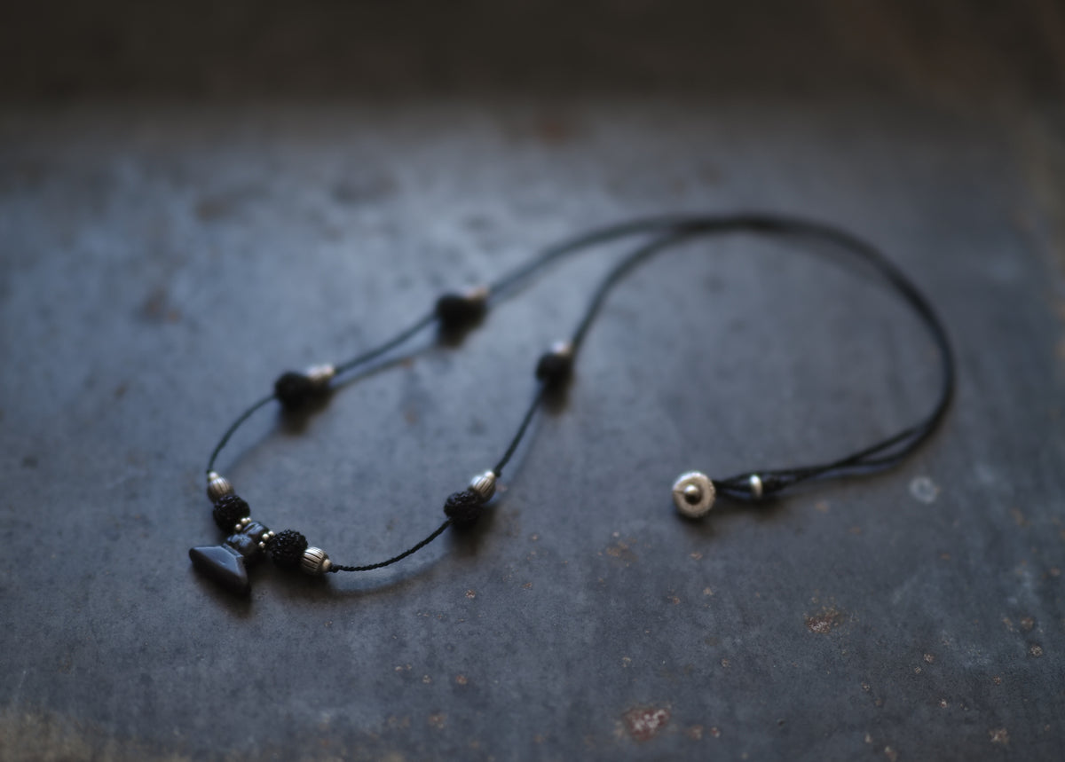 -Afgan old garnet- code necklace