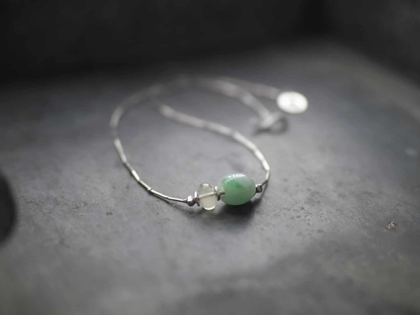 -Libyan glass・Jade- silver