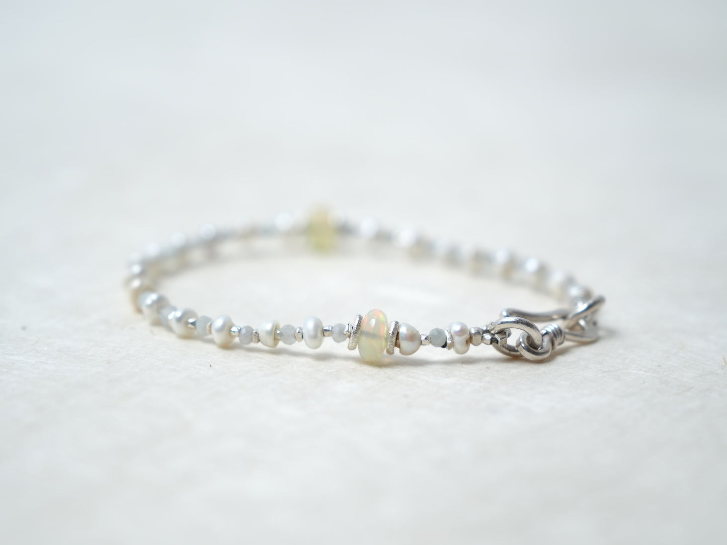 -Opal- 'pearl・Jade・silver'