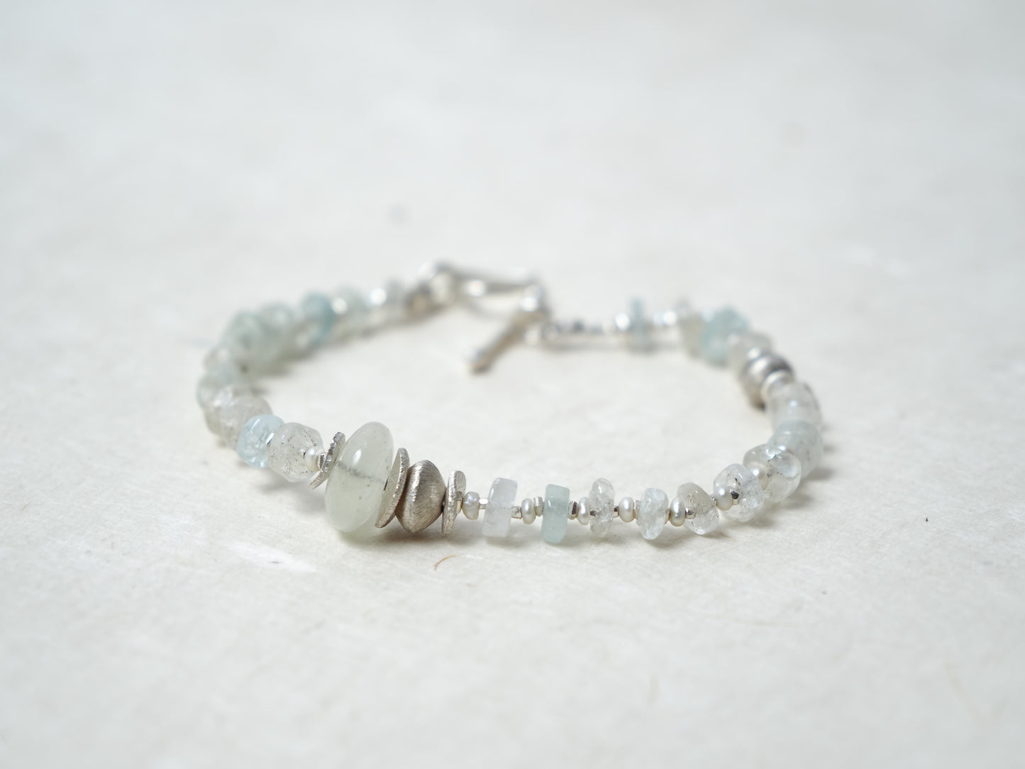 <MTO> -Libyan glass- "moonstone・pearl・silver"