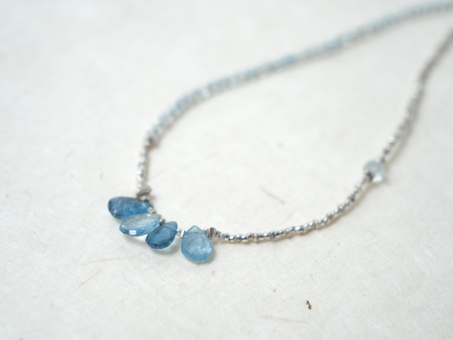 -'Santa Maria' Aquamarine- silver