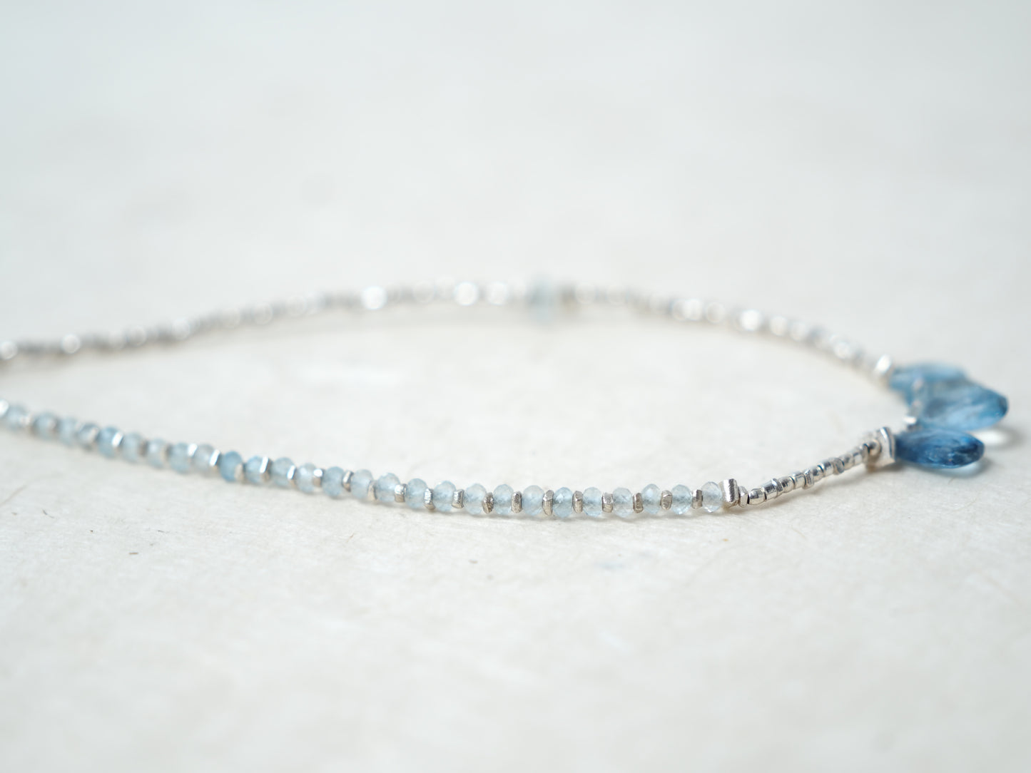 -'Santa Maria' Aquamarine- silver