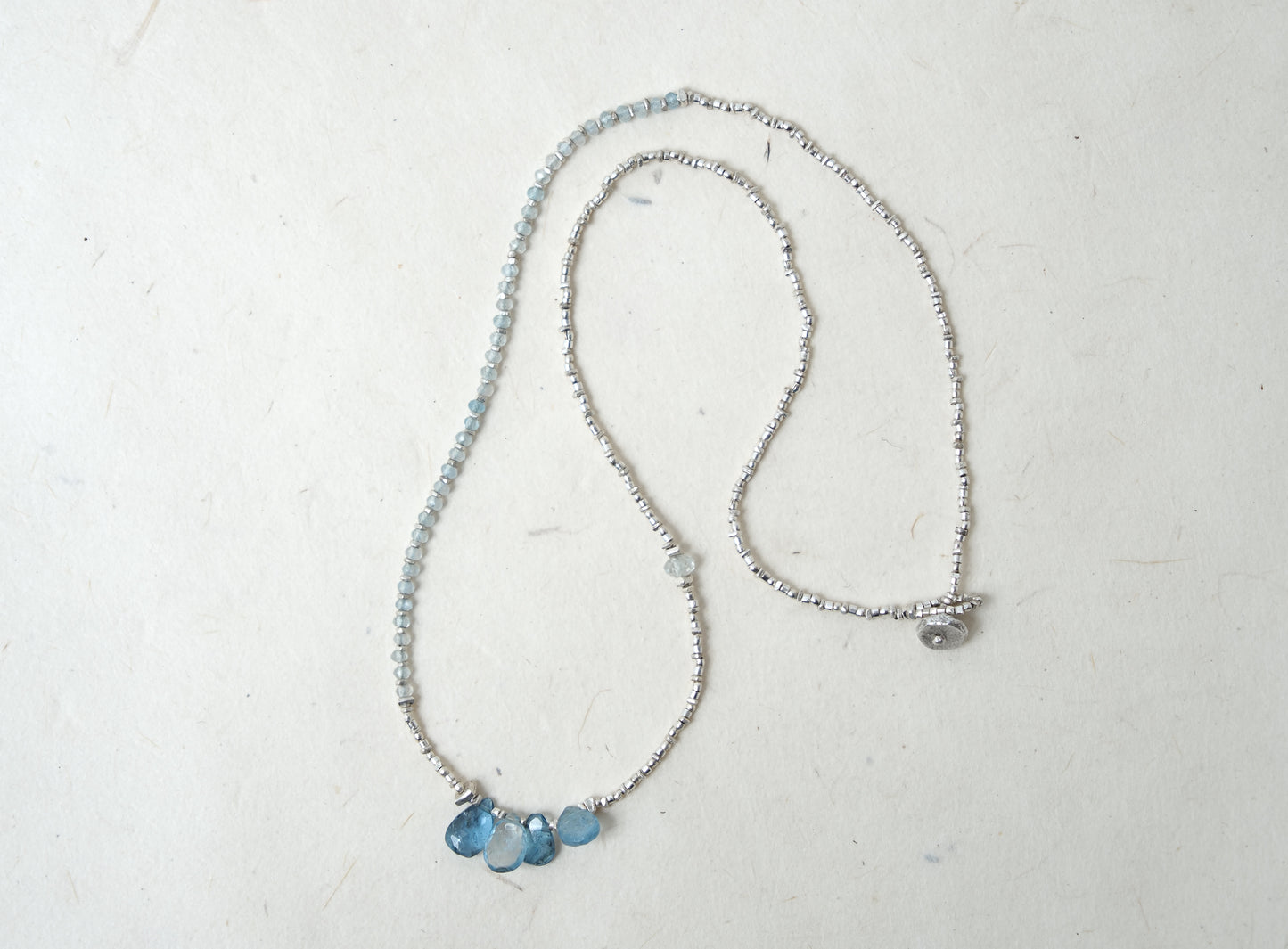 -'Santa Maria' Aquamarine- silver